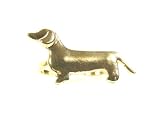 Dachshund Double Ring Size 7 Knuckle Gold Dackel Dog Puppy Fashion Jewelry