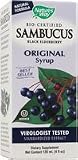 Natures Way Black Elderberry Original Syrup, Sambucus , 4 Ounces (120 ml)