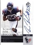 2004 SP Authentic Scripts for Success Autographs #SSDR Dunta Robinson - Houston Texans (Autographed Card) (Football Cards)