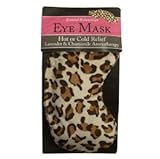 Swissco Stress Relief Eye Mask With Leopard Print in PVC Bag