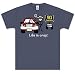 Speed Trap T-Shirt by  Life Is Crap  100% Cotton Short Sleeve Adults Shirt