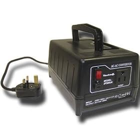 USA to UK Step-down Voltage Converter/Transformer/Maximum Load 300VA Watts - 220/240V to 110/120V AC