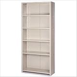 Lyon Workspace Products 8270 8000 Series Closed Shelving with Open Back - 6 Shelves: 84' H x 36' W x