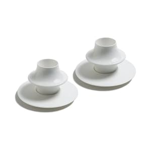 Alessi Supa Set of Two Mocha Cups with Saucers by 