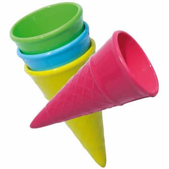 Ice Cream Regular Cone - set of 4