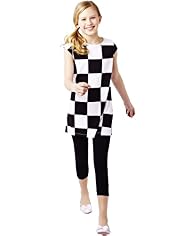 Limited Checkerboard Print Dress