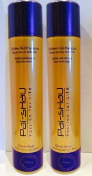 Pai Shau Sublime Flexible Hold Hair Spray 14 Oz 2 Pack, Organic, Medium Hold, All Hair Types, Men &amp; Women, Color Safe, Reparative, Hair &amp; Scalp Care