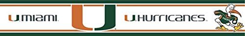 Miami Hurricanes Licensed Wallpaper Border Bundles
