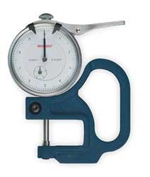 Westward 2YNC5 Dial Thickness Gage, 0-0.050 In