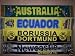 AUSTRALIA 54 x 9 Inch Team SOCCER SCARF Football Rugby NEW m1
