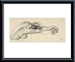 Art Poster Metal Framed Print - Nadege Resting - Artist: Francine van Hove- Poster Size: 12 X 10
