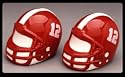 Arthur Court University of Alabama Collegiate Football Helmet Salt and Pepper Set