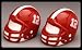 Arthur Court University of Alabama Collegiate Football Helmet Salt and Pepper Set