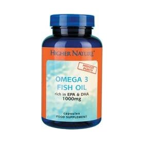 Higher Nature Fish Oil Omega 3 - 180 Capsules