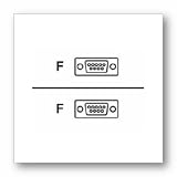 10ft Standard At Null Modem Db9f db9f by APC