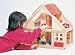 Natural Wood Our House Complete Dollhouse