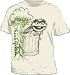 Sesame Street Oscar the Grouch THINK GREEN graphic Tee T-Shirt Cream