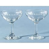 Bride & Groom Champagne Glasses
