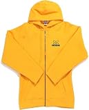 NCAA Michigan Wolverines Antigua Ladies Gold Front Zip Fleece Hoody