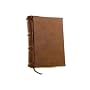 Epica's 6x9 inch EXTRA THICK Handmade Italian Leather Journal / Leatherbound Writing Diary / Notebook /Sketchbook with Smooth White Pages. Perfect notepad / corporate gift, gift for him or her, 1st or 3rd Anniversary gift.
