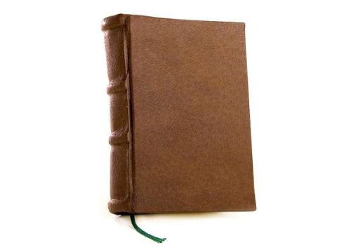 Epica's 6x9 inch EXTRA THICK Handmade Italian Leather Journal / Leatherbound Writing Diary / Notebook /Sketchbook with Smooth White Pages. Perfect notepad / corporate gift, gift for him or her, 1st or 3rd Anniversary gift.