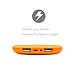 BAKTH 10000mAh Power Bank - Portable Premium Fast Charging Ultra-Compact Backup Phone Charger External Battery for iPhone 6S, 6, 6 Plus, iPad, Samsung Galaxy, HTC and More Devices (Orange)