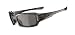 Automotive : Oakley Fives Squared Men's Lifestyle Sports Wear Sunglasses w/ Free B&F Heart Sticker - Grey Smoke/Warm Grey / One Size Fits All