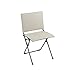 HomeRoots Furniture Folding Chair - Titane Steel Frame - Latte Hedona Fabric (320572)