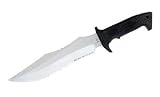 Black Friday UC Vietnam Combat Bowie 8 3/4 Inch 440A Stainless Steel Blade Impact Resistant TPR Handle