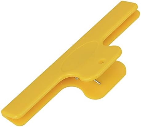 Yellow Deluxe ABS Plastic Piano Note Clips Sheet Music Clips Stationary Clips Pack of 2
