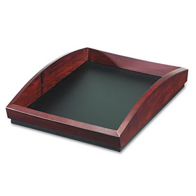 ROL19200 - Rolodex Executive Woodline II Front Loading Single Letter Desk Tray