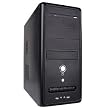 10-Bay ATX Computer Case with Front Panel LED - No PSU(Black)