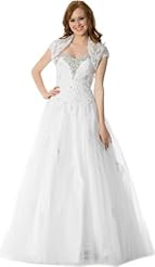 Crystals Beaded Applique Lace Crystal Vintage Sweetheart  Tulle  Ball Gown Prom Dress 