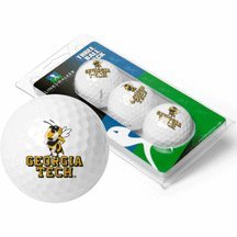 Georgia Tech Yellow Jackets Top Flite Xl Golf Balls 3 Ball Sleeve Of 3)