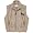 Men's Lined German Shepherd Black Fleece Vest