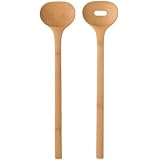Bamboo Oval Salad Servers