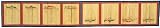 Laser Printed Split Bamboo Sailboat 12" x 72" Runner