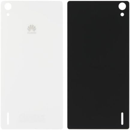 CRDS Back Housing Cover Replacement Battery Back Door for Huawei Ascend P7(White)