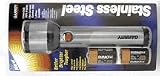 GARRITY INDUSTRIES M300GST06A STAINLESS STEEL FLASHLIGHT W/2AA - GRAY
