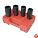 - Sunex Tools Deep Spindle Nut Set - 4-Pc., Metric Sizes, GM/Chrysler Applications, Model# 2838