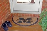 Michigan Wolverines Half Moon Door Mat