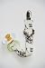 Pacifier Clip Personalized Toile Pattern Black