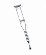 Medium Adult Push-Button Aluminum Crutches 5'2"-5'10"