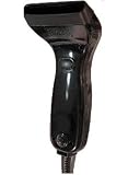Schwarzer USB Hand-Barcode-Scanner CCD Barcodescanner 82mm Handgerät, 100 Scan/Sek.