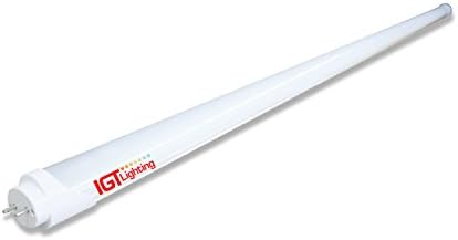 IGT Lighting Tube Lighting Direct Connect - T8, 10W, 2FT, Dual-End Powered (40W equivalent) Frosted Cover, UL-listed and DLC-qualified 5000k