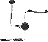 MOTOROLA GP-Serie Profi Ohrknochenmikrofon mit PTT