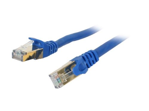 Rosewill 10-Feet Cat 7 Blue Color Shielded Twisted Pair Networking Cable (RCW-10-CAT7-BL)