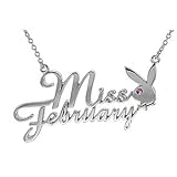 Miss February Playboy Necklace