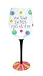 Wine Takes the Bitch Right Out of Me Stemware Glass Wine Takes the Bitch Right Out of Me Stemware Glass