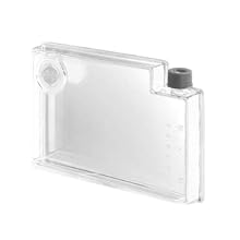 Corning 3069 Polystyrene 70mL Rectangular Robo Cell Culture Vessel For Automation with Bar Code and Septum Cap (Case of 50)